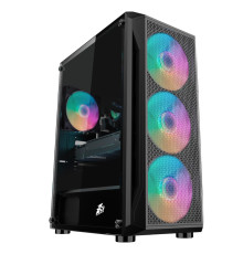 Корпус 1stPlayer X5-3G6P-1G6 Black без БП
