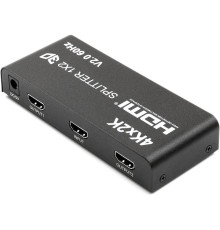 Сплітер PowerPlant (CA912476) HDMI - 2xHDMI, чорний