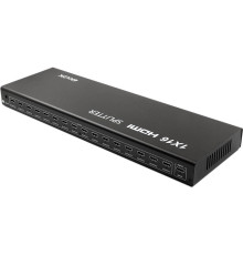 Сплітер PowerPlant (CA912513) HDMI - 16xHDMI, чорний