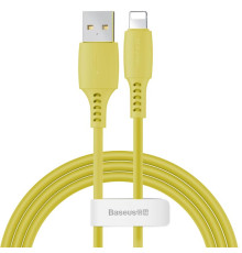 Кабель Baseus Colourful USB-Lightning, 2.4A, 1.2м Yellow (CALDC-0Y)