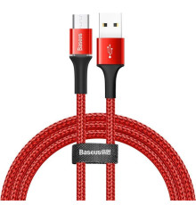 Кабель Baseus Halo Data USB-Lightning, 2.4A, 1м Red (CALGH-B09)