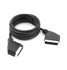 Кабель Merlion SCART - SCART (M/M), 1.2 м, Black (TT-SCART (M)/(M)-1.2/02532) пакет