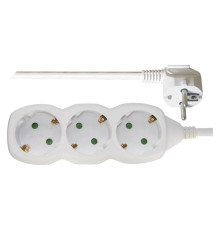 Фильтр питания Emos (P0323) 3 розетки, 3м, White
