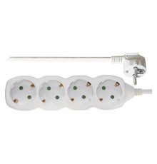 Фільтр живлення Emos (P0421) 4 розетки, 1.5м, White