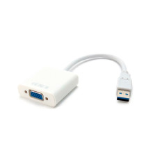 Адаптер Voltronic USB - VGA, (M/F), White (YT-C-USB3.0(M)/VGA(F)/04789)