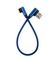 Кабель Dengos USB-Lightning 0.25м Blue (NTK-L-UG-SHRT-SET-BLUE)