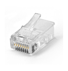 Конектор RJ 45 Ritar Premium 13193 8P8C Cat-5 (100 шт/уп) Q100 позолочені контакти