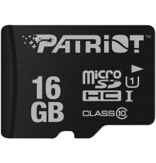 Карта памяти MicroSDHC 16GB UHS-I Class 10 Patriot LX (PSF16GMDC10)