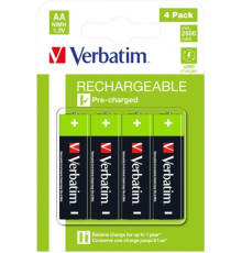 Аккумуляторы Verbatim AA/HR06 NI-MH 2600 mAh BL 4шт