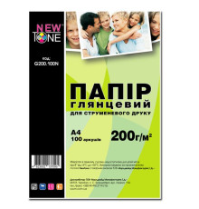 Фотопапiр NewTone глянсовий 200г/м2 А4 100арк. (G200.100N)
