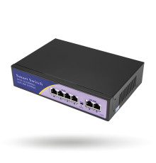 Коммутатор сетевой POE GreenVision GV-006-D-04+2P (LP9442)