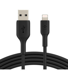 Кабель Belkin PVC USB - Lightning 1м Black (CAA001BT1MBK)