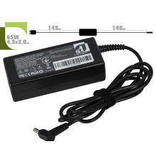 Блок питания 1StCharger для ноутбука Asus 19V 65W 3.42A 4.5х3.0мм + каб.пит. (AC1STAS65WE)