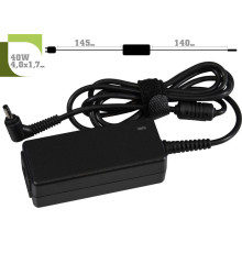 Блок питания 1StCharger для ноутбука HP 19.5V 40W 2.05A 4.0х1.7мм + каб.пит. (AC1STHP40WD)