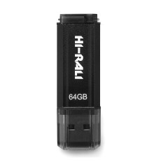 Флеш-накопитель USB 64GB Hi-Rali Stark Series Black (HI-64GBSTBK)