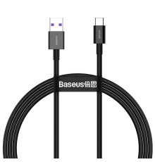 Кабель Baseus Superior Fast Charging USB - USB Type-C (M/M), 2 м, Black (CATYS-A01)