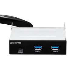 Адаптер Chieftec MUB-3003C 2xUSB3.0 для 3.5" Black