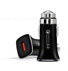 Автомобільний зарядний пристрій XoKo CQC-100 (1USB, 3.1А) Black (CQC-100-BK)