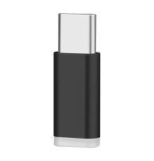 Адаптер XoKo AC-010 micro USB - USB Type-C (F/M) Black (XK-AC010-BK)
