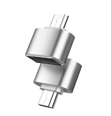 Адаптер XoKo AC-035 USB-USB Type-C Silver (XK-AC035-SL)
