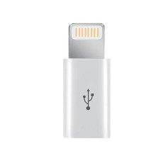 Адаптер XoKo AC-030 microUSB-Lightning White (XK-AC030-WH)