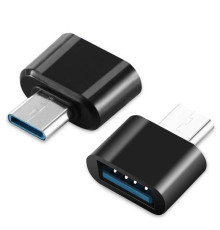 Адаптер XoKo AC-040 USB-USB Type-C Black (XK-AC040-BK)