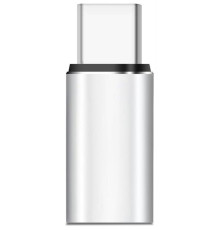 Адаптер XoKo AC-025 USB Type-C-Lightning Silver (XK-AC025-SL)