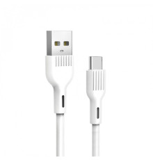 Кабель SkyDolphin S03T USB - USB Type-C (M/M), 1 м, White (USB-000419)