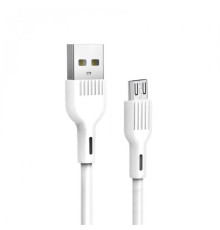 Кабель SkyDolphin S03V USB - microUSB 1м, White (USB-000421)