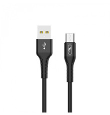 Кабель SkyDolphin S05V TPE Frost Line USB - micro USB (M/M), 1 м, Black (USB-000553)