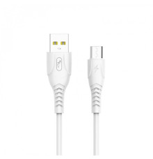 Кабель SkyDolphin S08V USB - micro USB (M/M), 1 м, White (USB-000564)