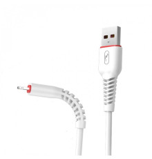 Кабель SkyDolphin S54L Soft USB - Lightning (M/M), 1 м, White (USB-000429)