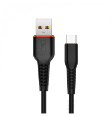 Кабель SkyDolphin S54T Soft USB - USB Type-C (M/M), 1 м, Black (SDUSB-000430)