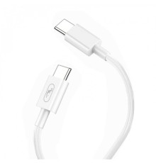 Кабель SkyDolphin S57T USB Type-C - USB Type-C (M/M), PD 18W, 1 м, White (USB-000546)