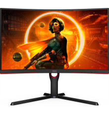 Монiтор AOC 27" C27G3U/BK VA Black/Red Curved