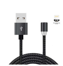 Кабель XoKo SC-355i Magneto USB - Lightning (M/M), 1.2 м, Black (SC-355i MGNT-BK)