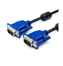 Кабель Merlion VGA - VGA, (M/M), 1.5 м, Black (YT-VGA(M)/(M)3+2-1.5m/05441) пакет