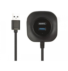 Концентратор USB 3.0 Remax RU-U8 Fonye 4хUSB3.0 Black (6954851296096)