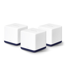 WiFi Mesh система Mercusys Halo H50G(3-pack) (AC1900, 3хGE WAN/LAN, Beamforming, MESH, 3-pack)