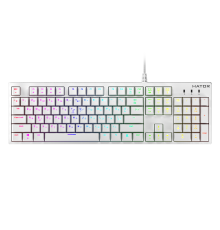 Клавіатура Hator Rockfall EVO Kailh Optical Ukr (HTK-615) White USB