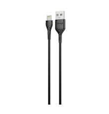 Кабель Grand-X USB - Lightning (M/M), Cu, 2.1 A, 1 м, Black (PL01B)