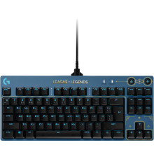 Клавiатура Logitech G Pro Mechanical Keyboard League of Legends Edition - LOL-WAVE2 Blue (920-010537)