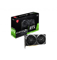 Відеокарта GF RTX 3050 8GB GDDR6 Ventus 2X OC MSI (GeForce RTX 3050 VENTUS 2X 8G OC)