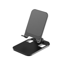 Тримач для смартфона SkyDolphin SH10 Folding Desktop Stand Black (PST-000053)_акція