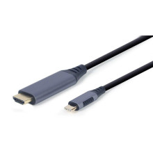 Кабель Cablexpert HDMI - USB Type-C (M/M), 1.8 м, Black (CC-USB3C-HDMI-01-6)