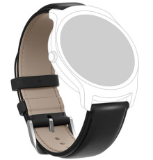 Ремешок Mobvoi Leather Strap 20mm для Mobvoi TicWatch E/C2 Black (M6201000T0C2)