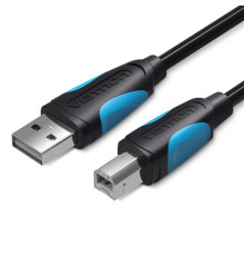 Кабель для принтера Vention USB - USB Type-B (M/M), 1 м, Black (VAS-A16-B100)