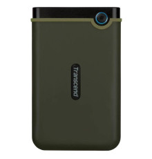 Внешний жесткий диск 2.5" USB 1.0TB Transcend StoreJet 25M3 Military Green Slim (TS1TSJ25M3G)