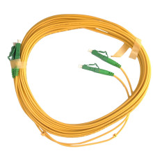 Патчкорд Abee LC/APC-LC/APC duplex, G657A, 2.0mm, 5m