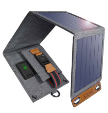 Сонячний зарядний пристрій Choetech 14W Foldable Solar charger Panel (SC004)
